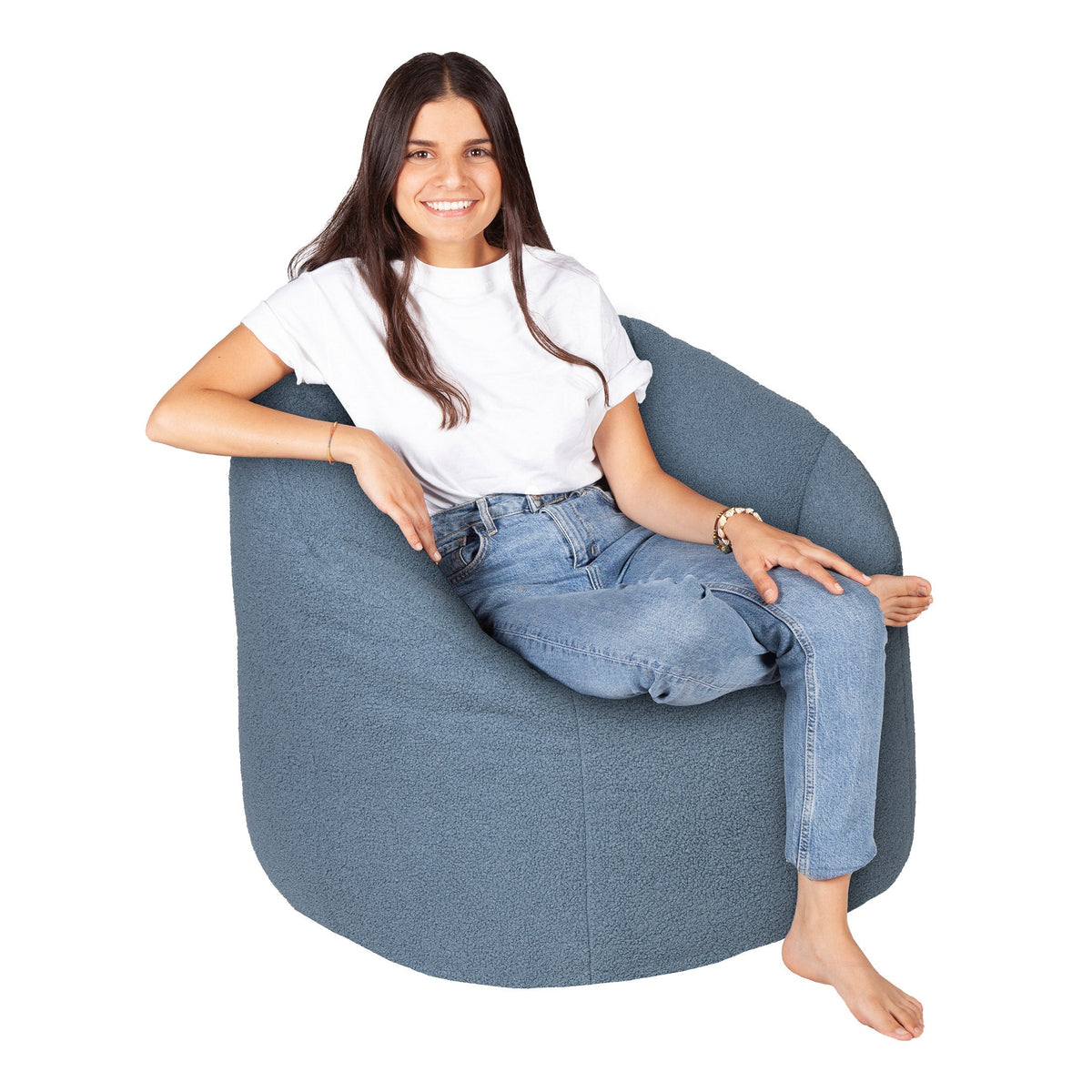 Norka Living Rod Sherpa Bean Bag Chair