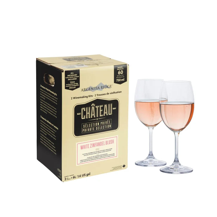 Argentia Ridge Château Private Selection White Zinfandel Wine Kit