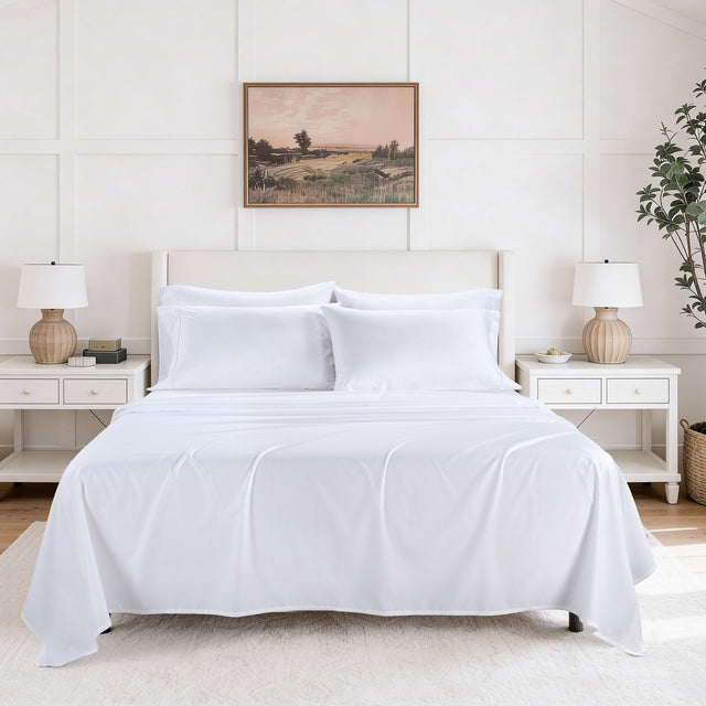Hotel Signature Cotton Sateen Sheet Set, 6-piece O8