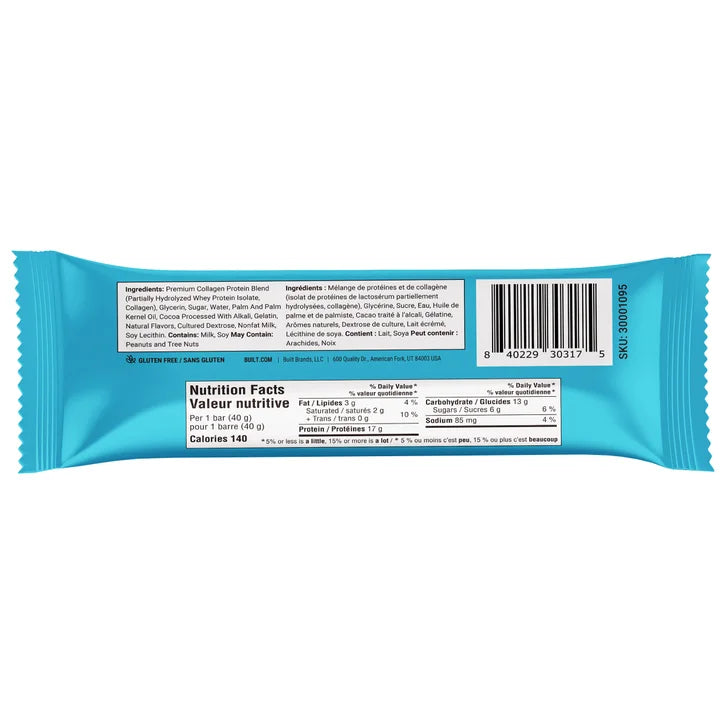 Built Puffs Protein Bars, Brownie Batter & Coconut, 14 × 40 g