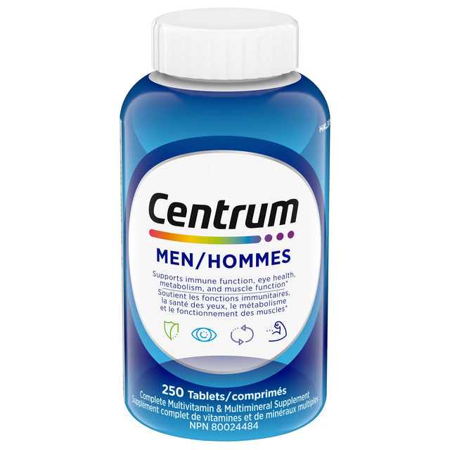 Centrum Complete Multivitamin and Mineral Supplement for Men, 250 Tablets C2