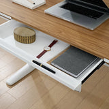 Nico Case 117 cm (46.1 in.) Height Adjustable Lift Desk, White Frame