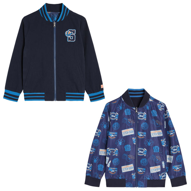Scotch & Soda Kids' Reversible Bomber Jacket U9