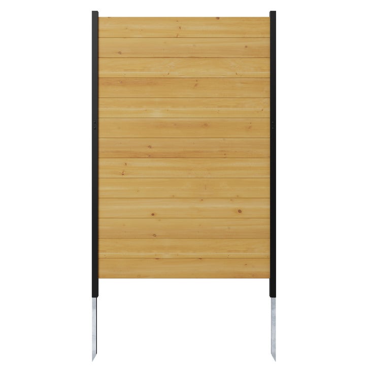 Enclo Outdoor Cedar Privacy Fence/Screen, 1-Panel 5 ft. H × 3.2 ft. W