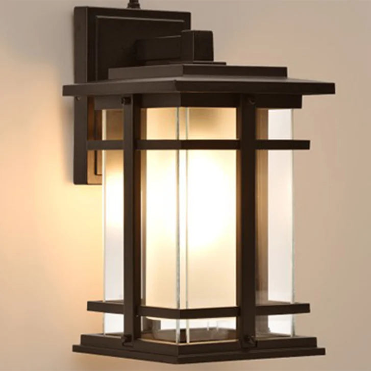 LUTEC Craftsman Style Outdoor LED Wall Lantern