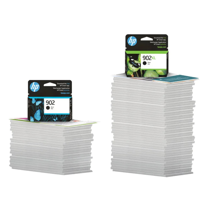 HP 902XL Black High Yield Ink Cartridges (T0A40BN) Twin-pack