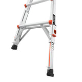 Little Giant MegaLite + Multi-use Ladder M18 Type1A Aluminum with Safety Levelers