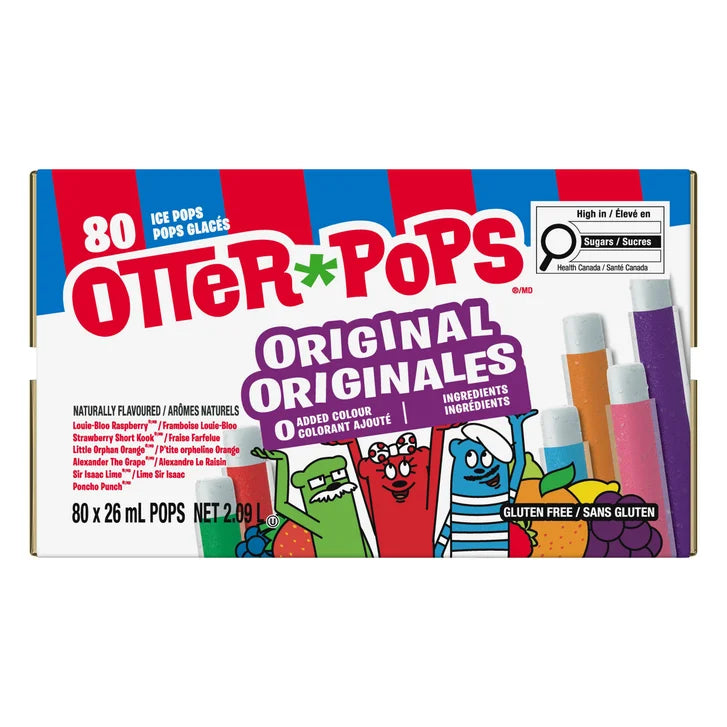 Otter Pops, Variety Pack, 80 × 26 ml