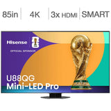 Hisense 85" Class - U88QG Series - 4K QLED Mini LED Pro TV