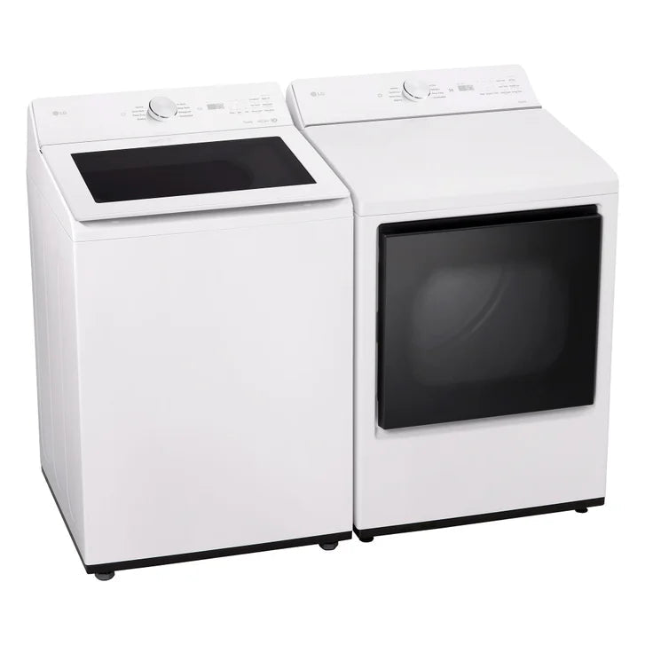 LG Laundry Bundle 5.8 cu. ft. Top Load Washer and 7.3 cu. ft. Electric Dryer