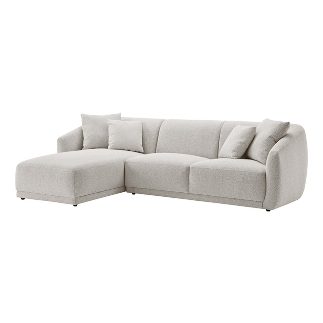 Deca Fabric Sofa with Left-hand Facing Chaise C0