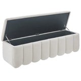 Aiden & Ivy Furniture – Fabric Storage Ottoman