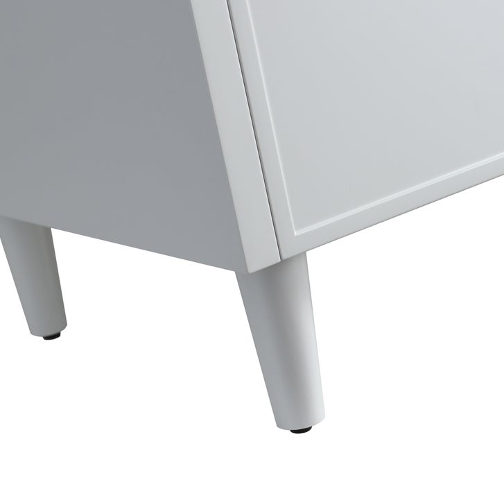 SERA Cape Cod Vanity in Hampton Grey Finish with Engineered Calcutta Marble Countertop