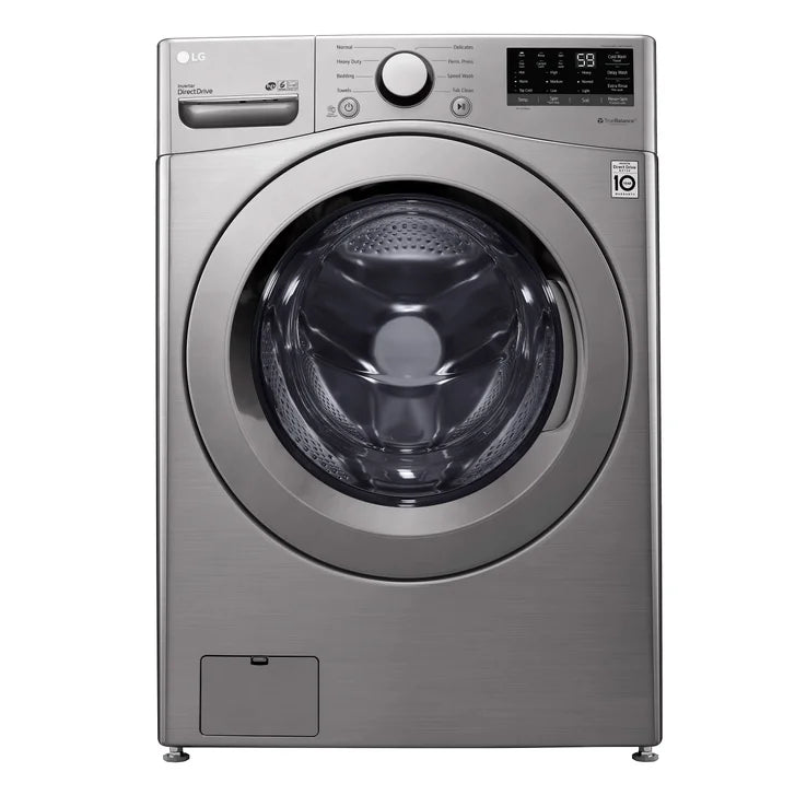 LG Laundry Bundle 5.2 cu ft. Front Load Washer and 7.4 cu ft. Electric Dryer with Storage Pedestal