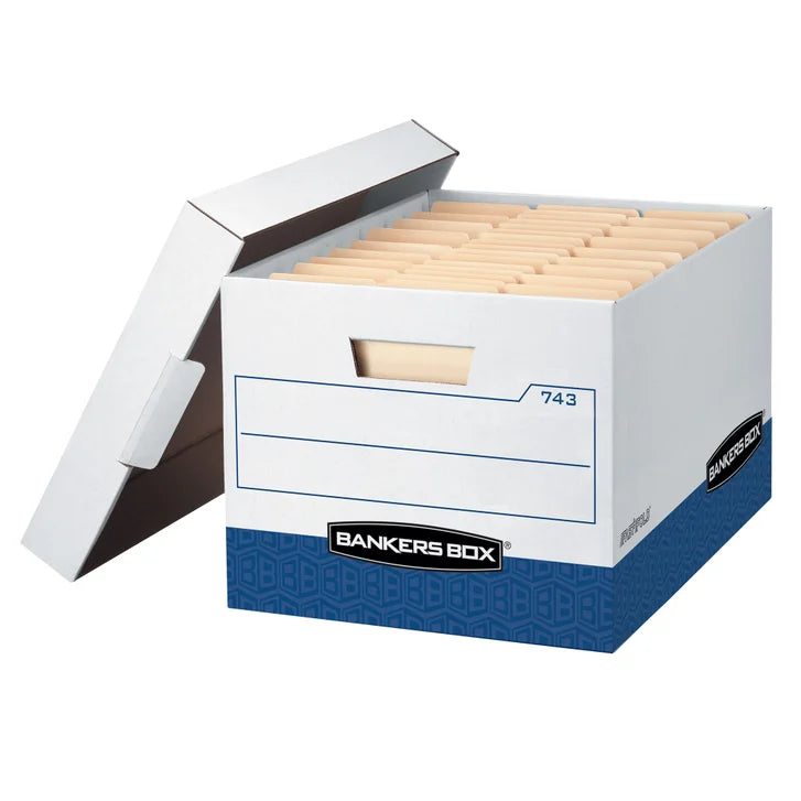 Fellowes Bankers Box 10-pack Heavy-duty Letter/Legal Records Storage Boxes