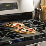 GE Stainless Steel 30 in. Freestanding Steam Clean Natural Gas Range