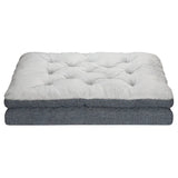 Kirkland Signature Pillow Top Gusseted Bed, Blue Textured