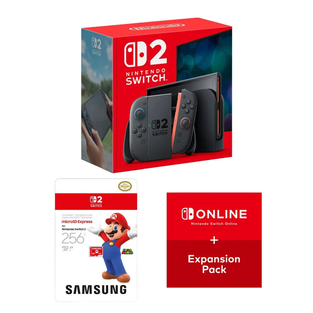 Nintendo Switch 2 with 256GB microSD Express Card and Nintendo Switch Online + Expansion Pack Bundle