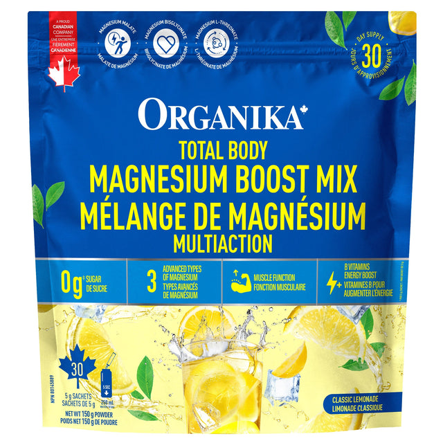 Organika Total Body Magnesium Boost Mix - 30 Sachets J0