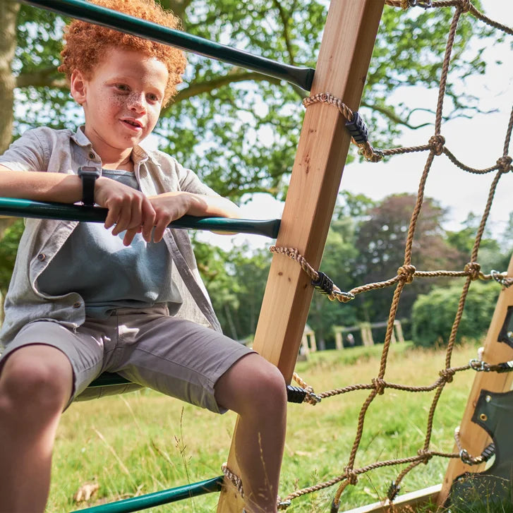 Plum Climbing Pyramid Wooden Climbing Frame with Swings