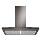 LG Studio 30 in Black Stainless Steel Chimney Wall-Mount Range Hood, 600 Max CFM