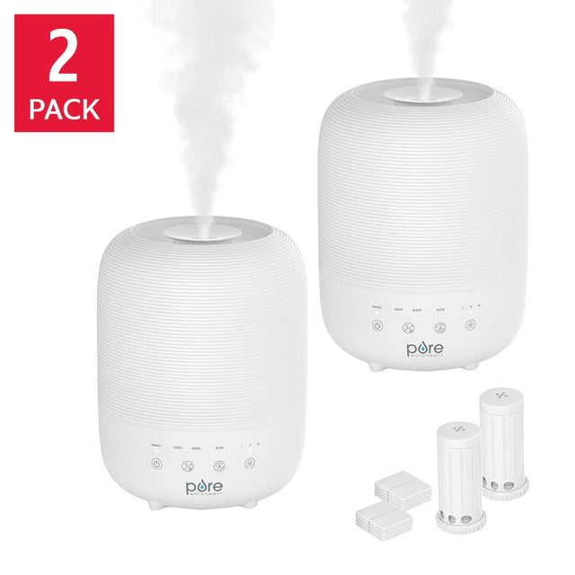 Pure Enrichment Hume Sense Top Fill Humidifier, 2 Pack N8