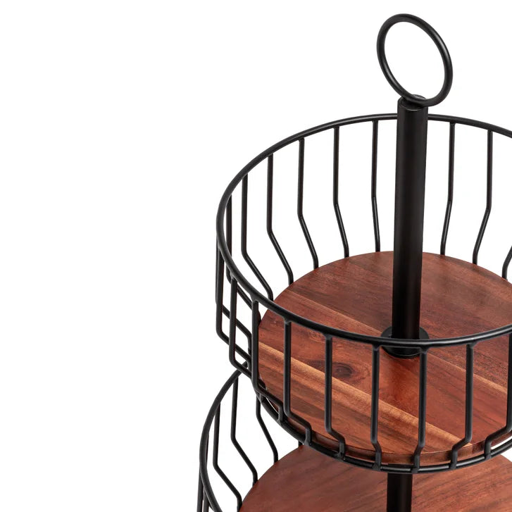 over&back 2 Tier Basket