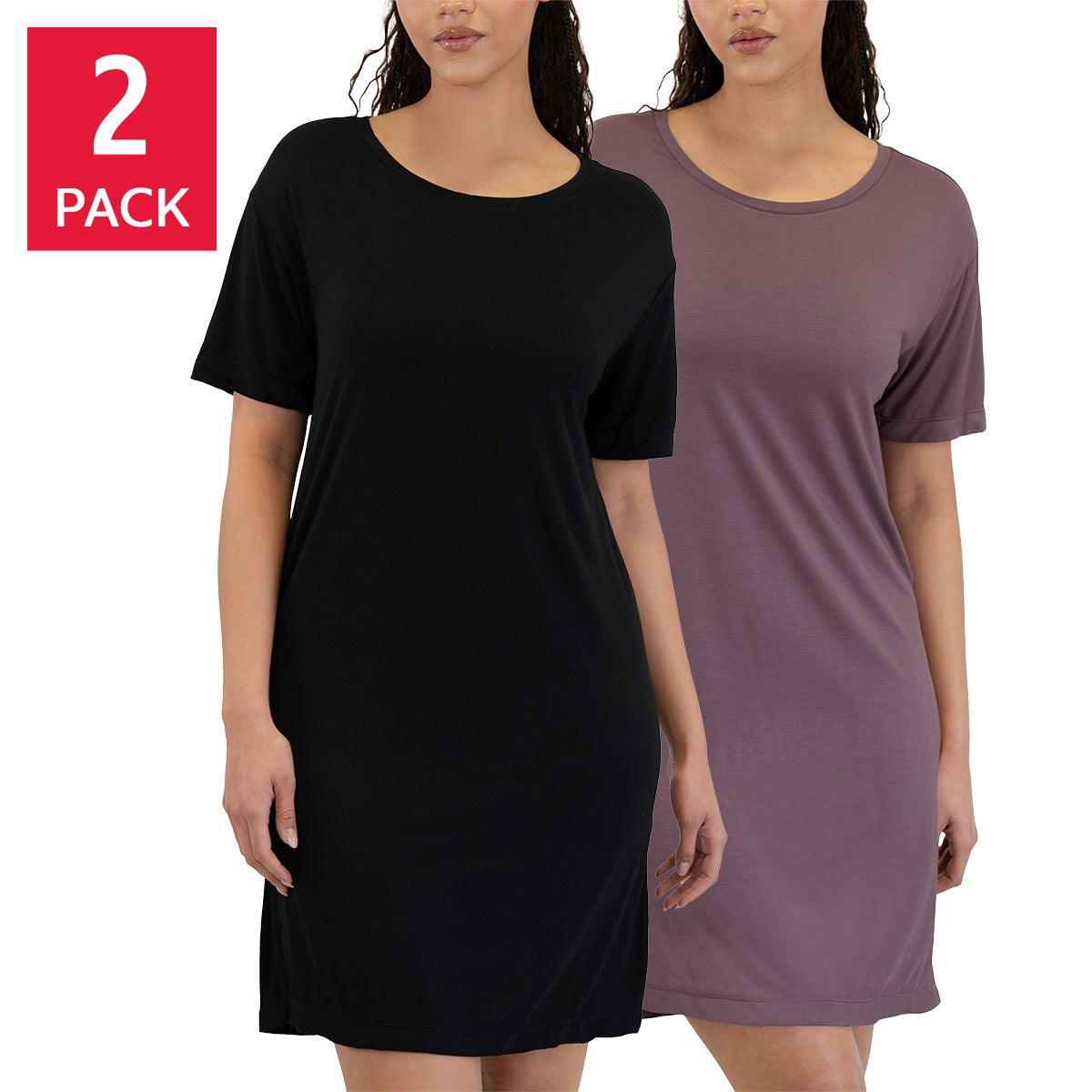 The Natural Women's Cooling Sleep Dress, 2-pack