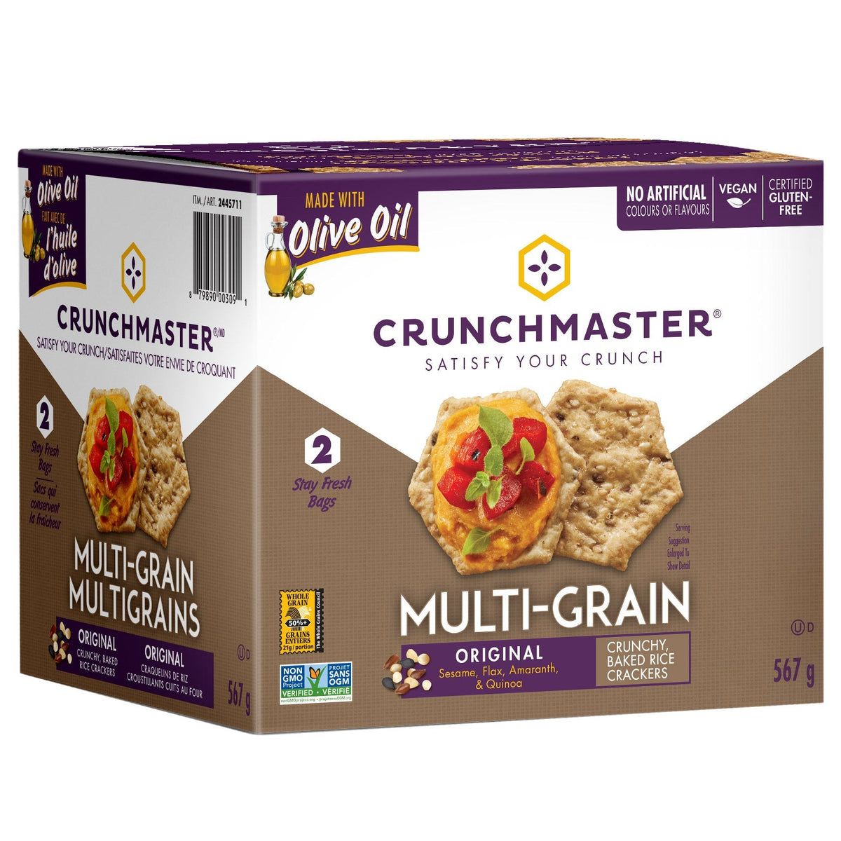 Crunchmaster Multi-Grain Cracker, 567 g