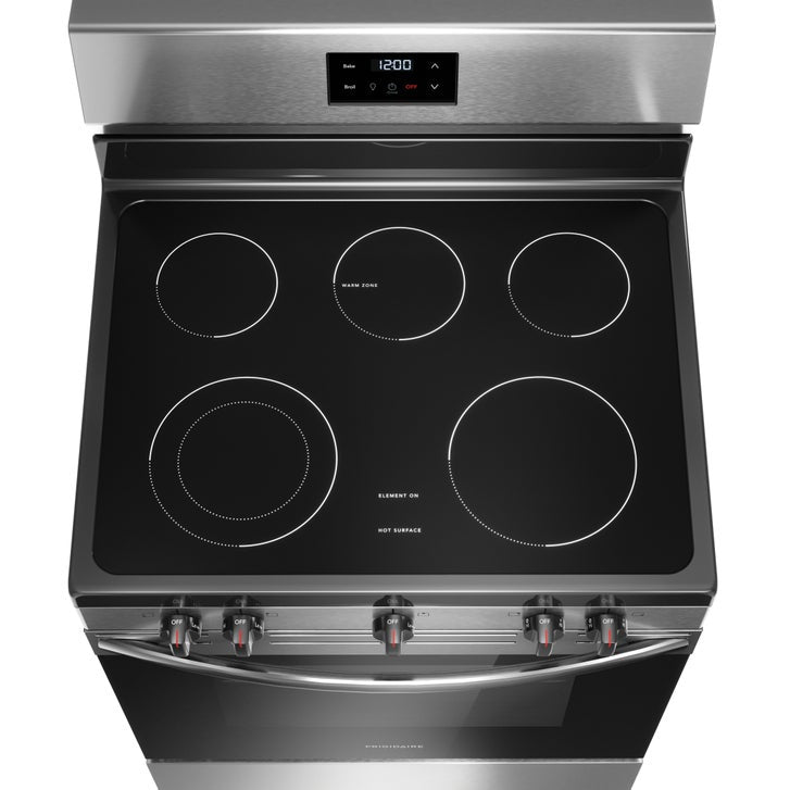 Frigidaire 30 in 5.3 cu ft. Electric 5-Burner Range with Even Baking Technology