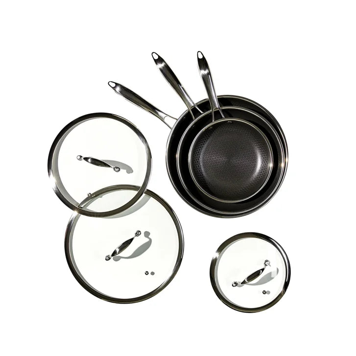 HexClad Cookware Set, 7-piece