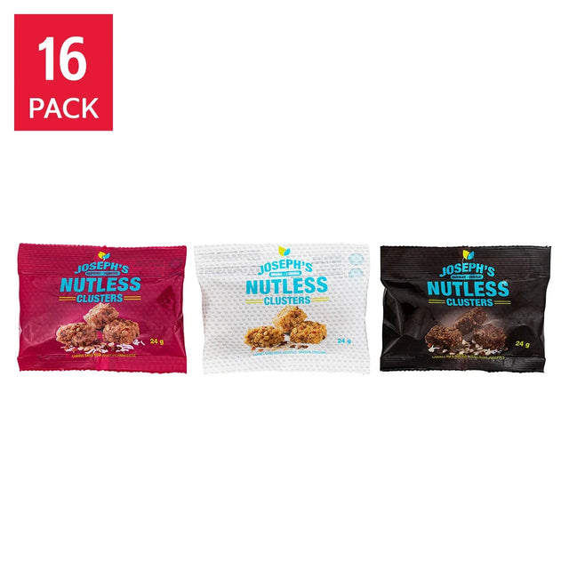 Joseph’s Nutless Clusters, Assorted Flavours, 48 × 24 g A9