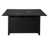 Gale Rectangular Aluminum Convertible LP/NG Fire Table