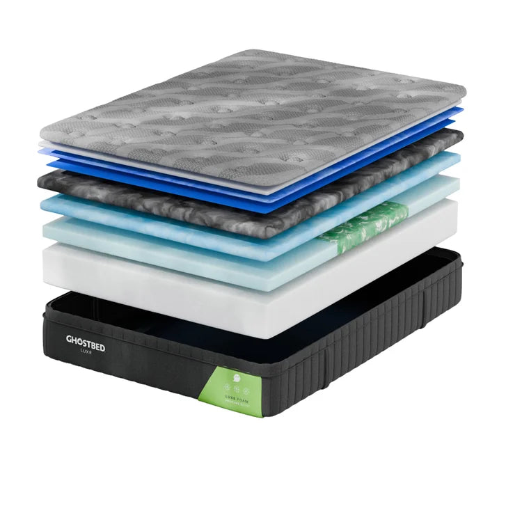 GhostBed Luxe II 35.6 cm (14 in.) Gel Memory Foam Mattress