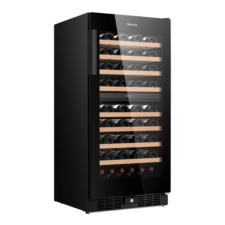 Hisense 8.5 cu ft. 76 Bottle Dual Zone Wine Cooler with Wi-Fi Connectivity - Built-In or Freestanding