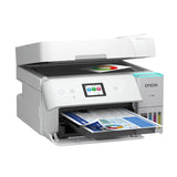 Epson EcoTank ET-4958 White Wireless All-in-One Colour Supertank Printer with Bonus Black Ink Bottle
