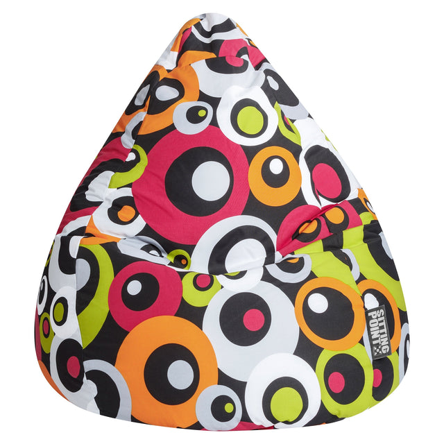 Gouchee Home Malibu Bean Bag Chair, Orange T1