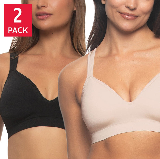 Black Bow Women's Adaptive Cup Wire Free Bra Y0