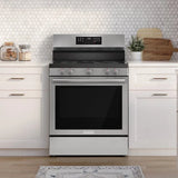 Frigidaire Gallery 30 in 5.3 cu ft. Stainless Steel Electric 5-Burner Range with Total Convection