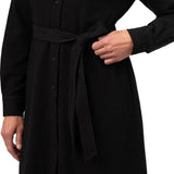 Kersh Women's Textured Jacquard Long Sleeve Dress