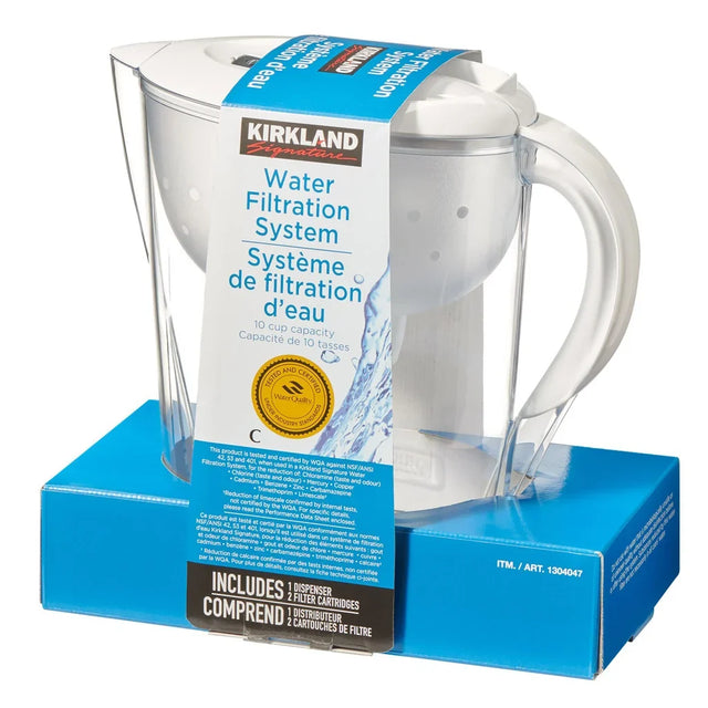 Kirkland Signature 2.3 L (10-cup) Pitcher with 2 Filters D2